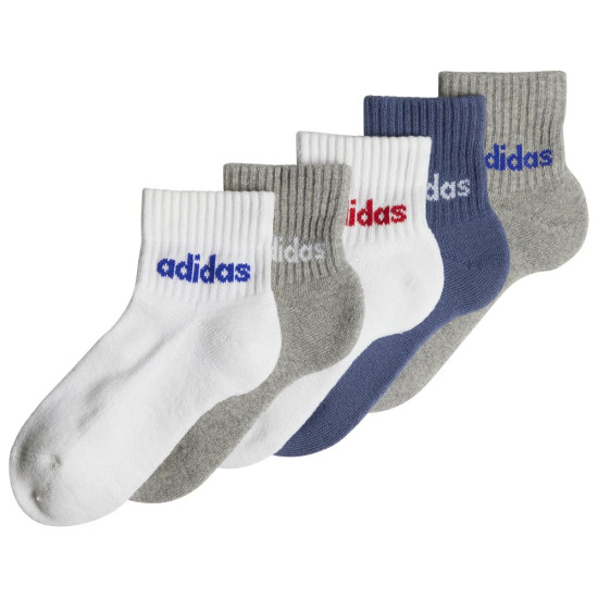 Adidas Παιδικές κάλτσες Linear Ankle Socks 5 pairs